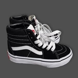 🆕️ Black/White Vans Sk8-Hi Sneakers, Kid's 10.5